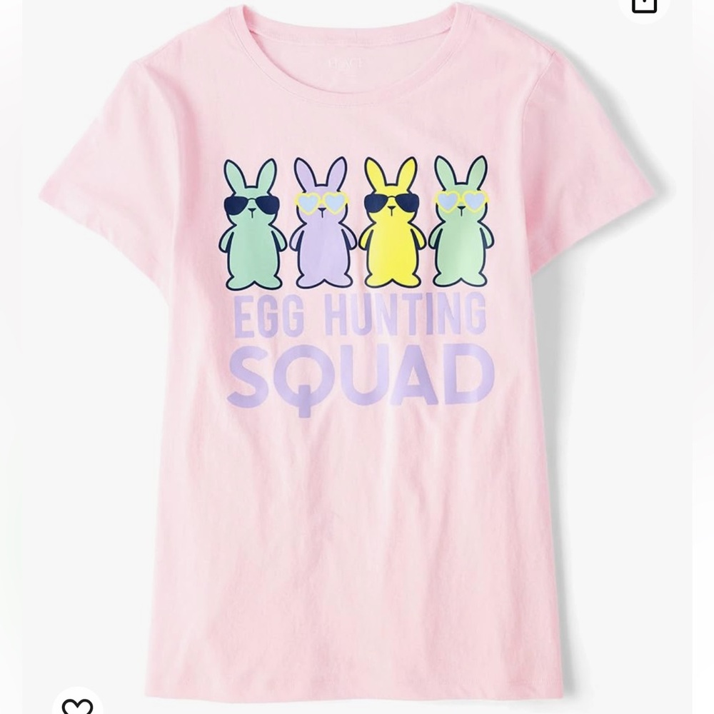Egg Hunting Squad Big Kid TShirt